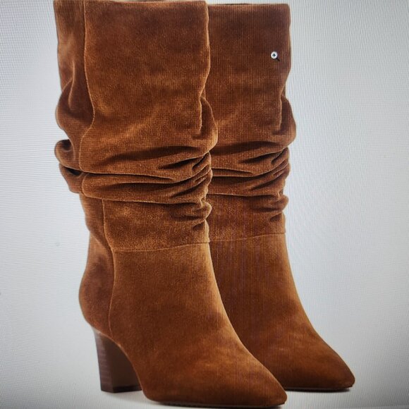 Vince Camuto Skylar Golden Walnut Slouch Boots. NIB. Size 6 - Picture 1 of 13
